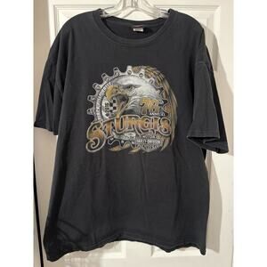 2016 Harley Davidson Shirt Sz 2XL Sturgis 76th Black Hills Rally Biker